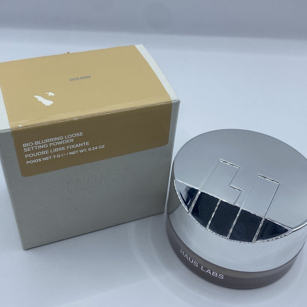 Haus Labs Bio-Blurring Loose Setting Powder GOLDEN New Discontinued - Picture 9 of 12